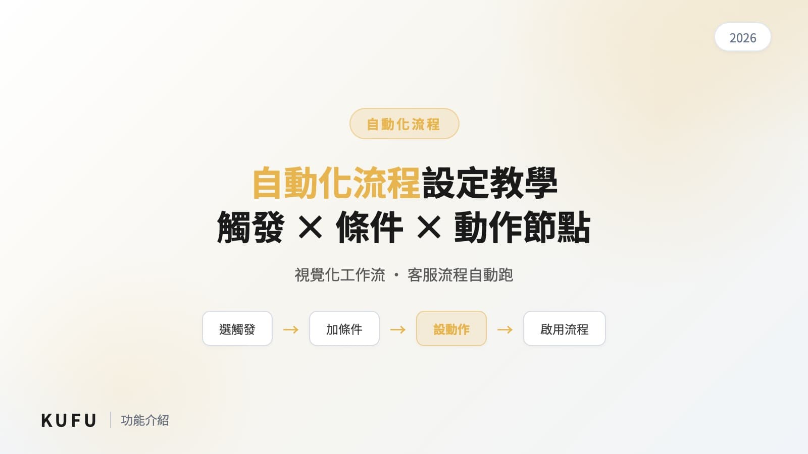 Kufu自動化流程設定教學